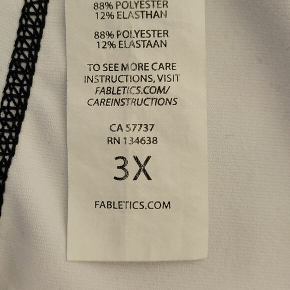 Fabletics Women's Activewear Capri Floral Leggings Burgundy Teal Size‎ 3X - Picture 5 of 10